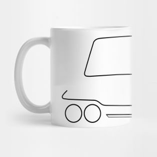 Sunbeam Stiletto classic car outline graphic (black) Mug